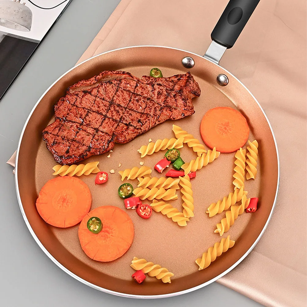 

1PC Non Stick Pancake Pan Aluminum Alloy Frying Pan Stove Insulation Anti Scalding Bakeware Cooking Utensil