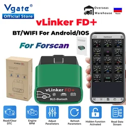 Vgate vLinker FD ELM327 FORScan For Ford wifi Bluetooth 4.0 OBD2 Car Diagnostic Auto Tool OBD 2 Scanner J2534 PK ELM 327  V 1 5
