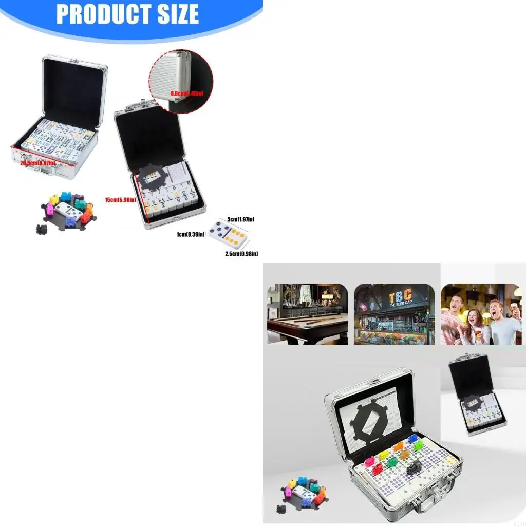 

Bright Color Recognition Dominoes Easyly Storage Learning Toy For Children