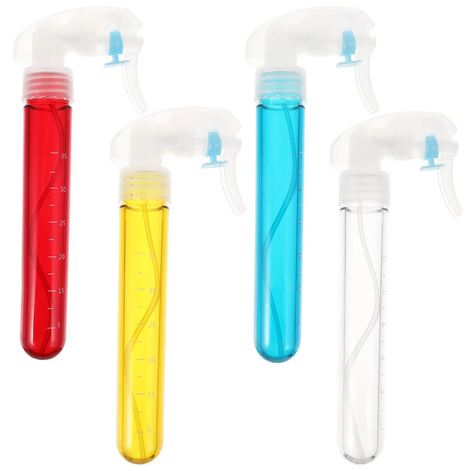 4-delige spuitflessen Plastic transparante strakke afdichting fijne mist kapsalon hervulbare meneer container watersproeier