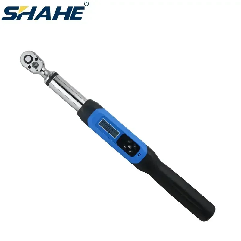 

Shahe 3/4" Electronic Torque Wrench Double-side Bidirectional Ratchet Head Adjustable Torque Wrench Digital AWJ6