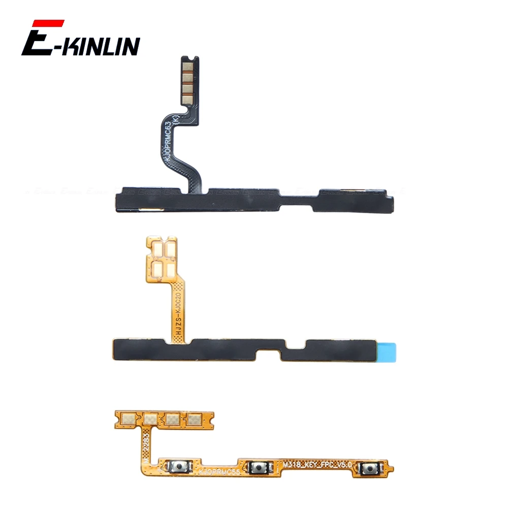 Power Key For OPPO Realme C11 C20 C20A C21 C25 C25s C25Y C51 C53 C55 C61 C63 C65 C67 ON OFF Volume Button Control Flex Cable