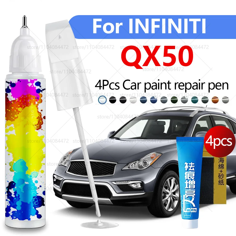 

Ручка для ремонта автомобильной краски для 2013-2025 INFINITI QX50, аксессуары для ремонта царапин, 4 шт., белый QM1 QBE серый KBZ синий BW5 Red NBA