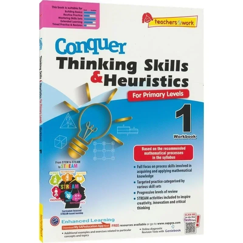 2022 وصول SAP قهر مهارات التفكير أمبير الخدمات لطلاب المرحلة الابتدائية كتب سنغافورة المدرسية كتاب تمرينات كتاب التعليم #5