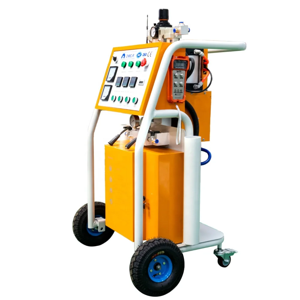 New remote control portable polyurethane ，spraying foam machine for wall and roof insulation