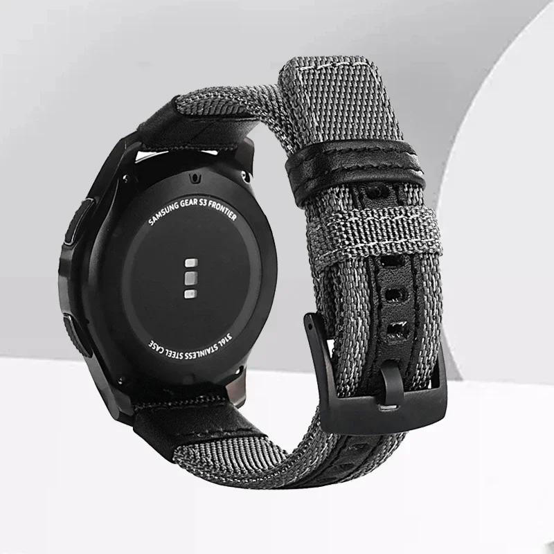 20 mm 22 mm Nylonarmband für Samsung Galaxy Watch 7 FE 6 5 4 40 mm 44 mm gewebtes Band für Huawei GT5 Pro 46 mm GT4/3Pro Sportarmband