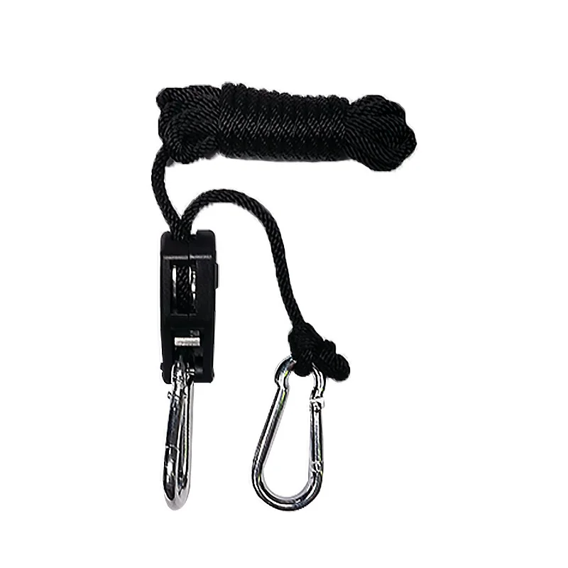 8Pcs 4m Camping Rope Tent Adjustable Rope Fastener Fixed Buckle Pulley Tensioner Ratchet Hangers Lights Camping Awning Wind Rope