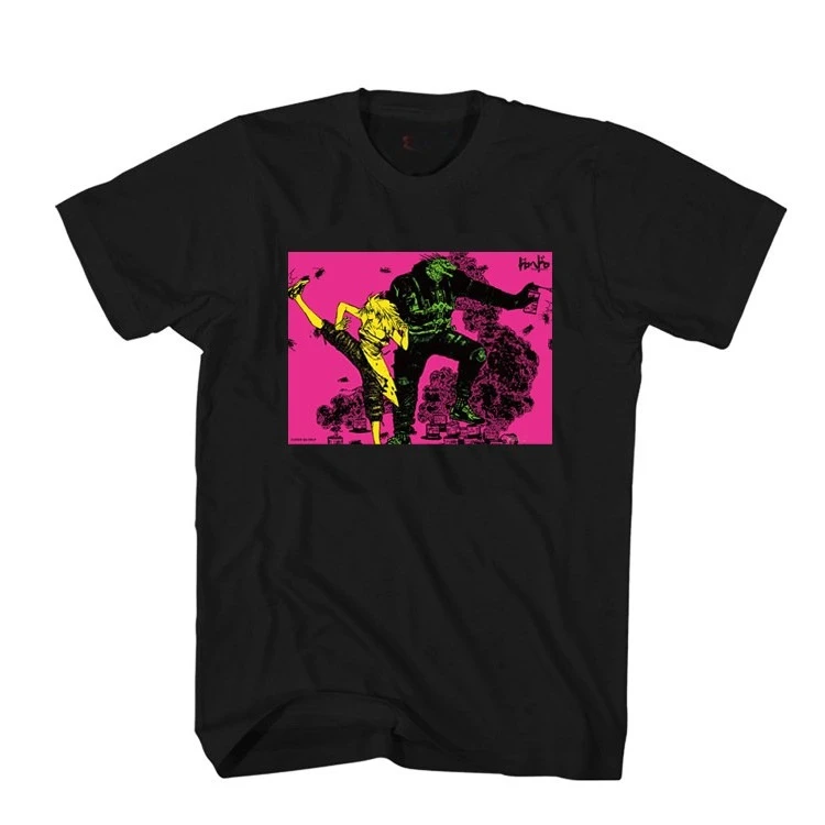 Dorohedoro Exotic Beast Magic City Cayman Nikaido Anime Peripheral Japanese-style Trendy Cotton Short-sleeved T-shirt