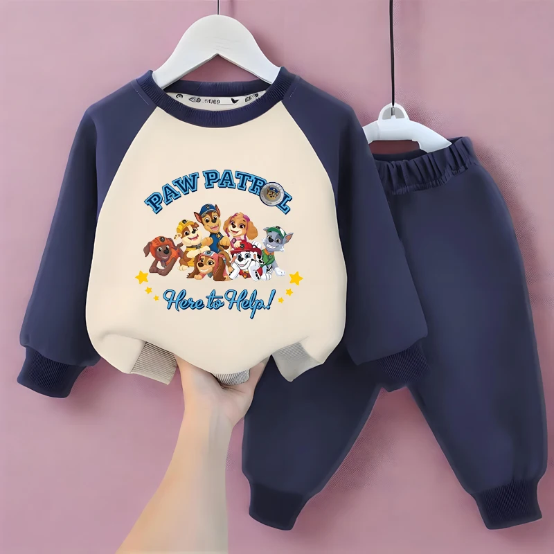 PAW Patrol Jongens Mode Hoodies Sets Kinderen Casual Trui en Broek Tweedelig Pak Lente Herfst Kinderen Sportkleding Sets Nieuw