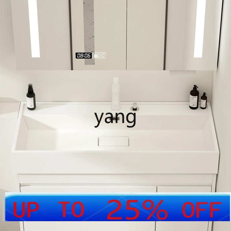 

CX stainless steel bathroom cabinet combination toilet washstand microcrystalline stone integrated basin sanitary ware new