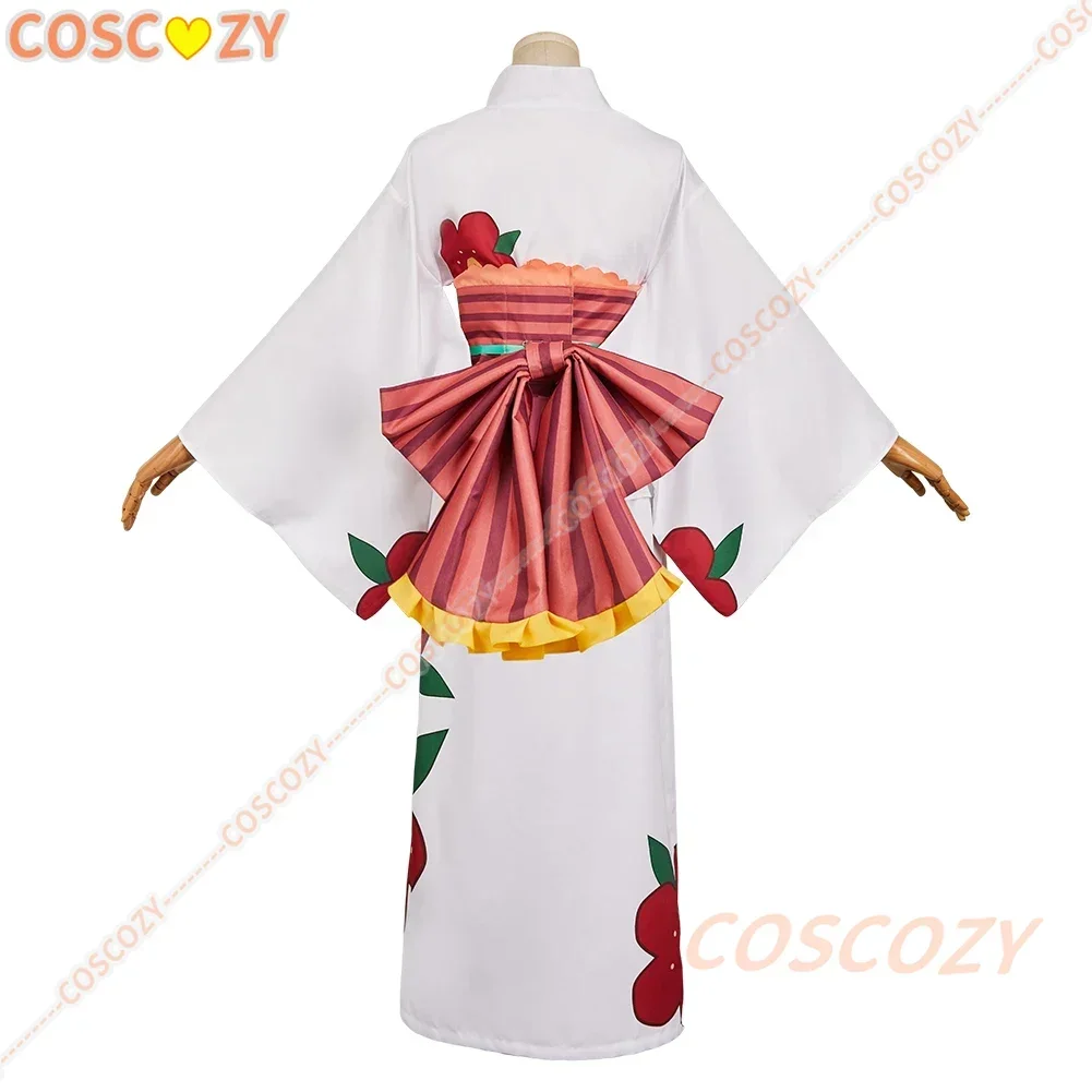 КосплейАниме Унитаз Яширо Нене Костюмы для косплея Роза Сетка Парик Кимоно Униформа Одежда Костюмы Женщины Девушки Цветочный узор Ба