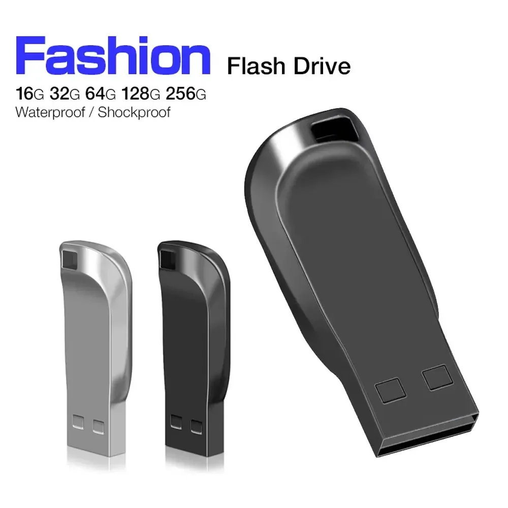 Metalen Flash Drive 64 Gb Thumb Drive 4gb 16Gb 8Gb Pendrive 32Gb Flash Memory Stick 128Gb Pen Drive 64 Gb Usb Schijf