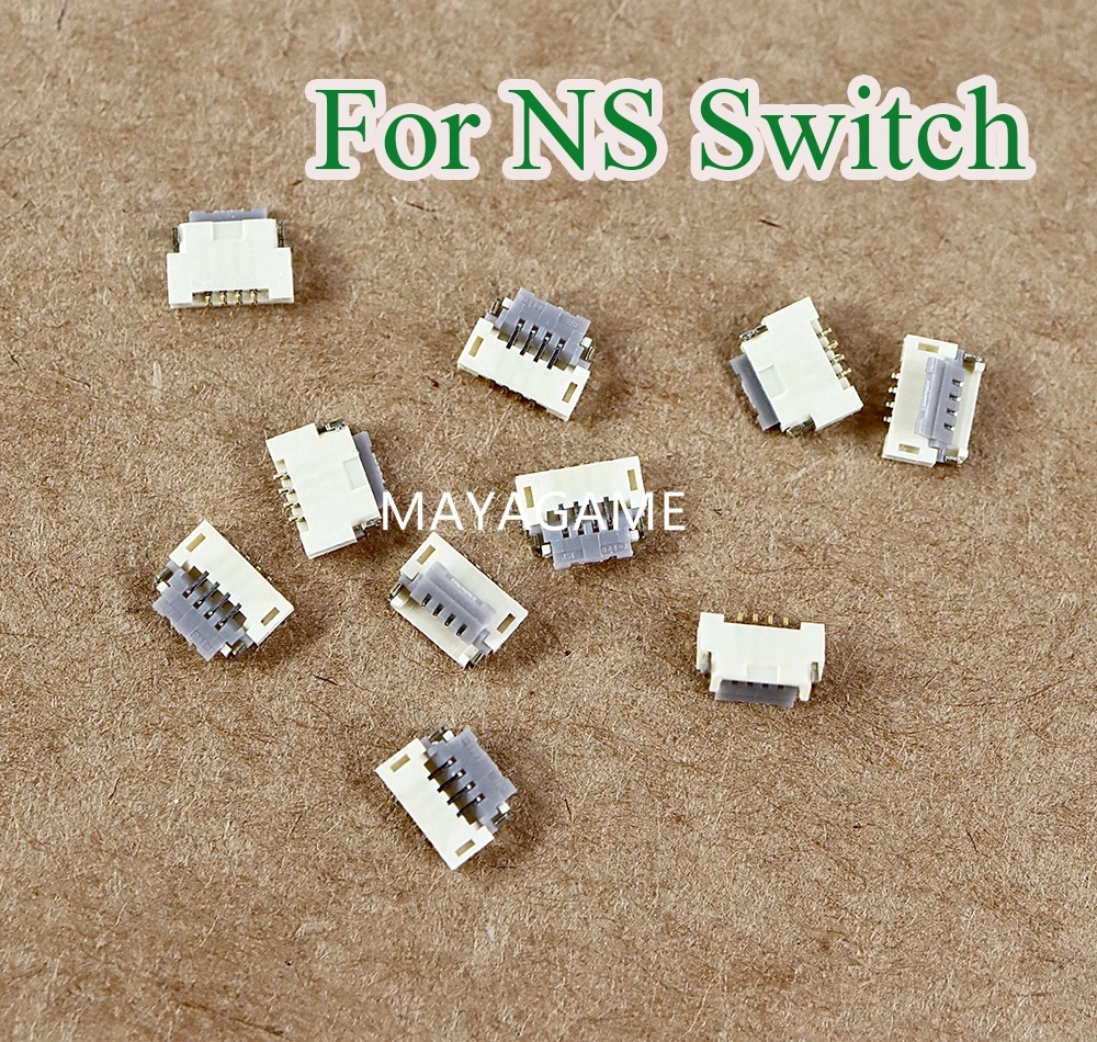 

For ns Switch console New 4pin inner fan ZIF Socket Contact Clip FPC Connection CPU fan connetor