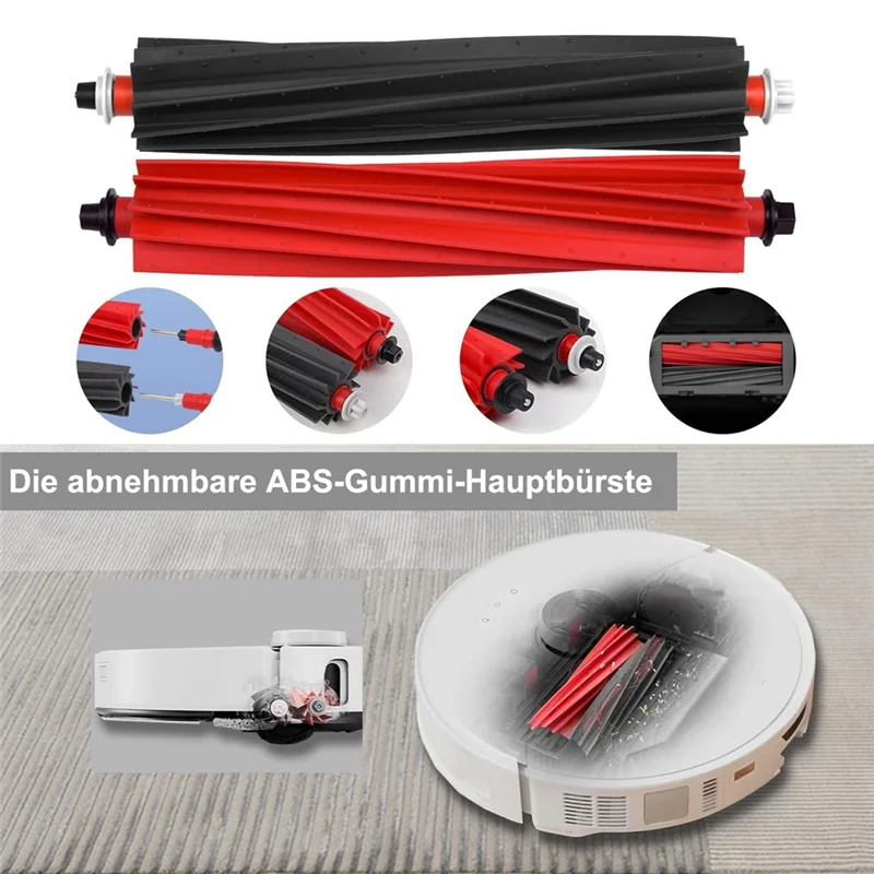 TAIGH-For Roborock S8 Maxv Ultra Main Side Brush Hepa Filter Mop Cloth Dust Bags Robot Vacuum Cleaner Accessories