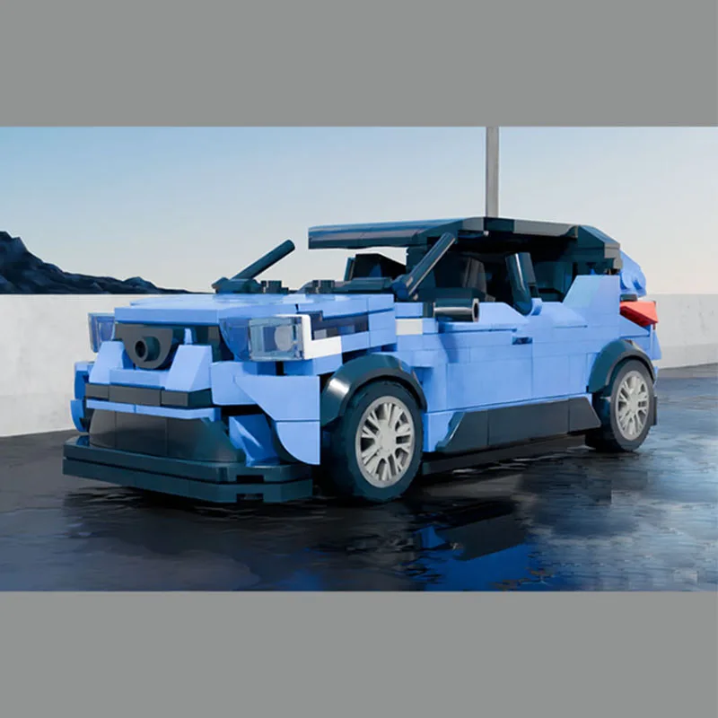 

404PCS Toyotases C-HR 2018 Concept Moc Building Kit, Futuristic City Car Diorama, Unique Gift for Auto Enthusiasts