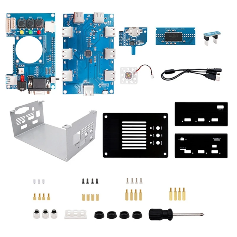 

Hot For Mister FPGA 32MB Motherboard+USB Hub V2.1 With DIY Metal Case Kit For Terasic DE10-Nano Mister FPGA