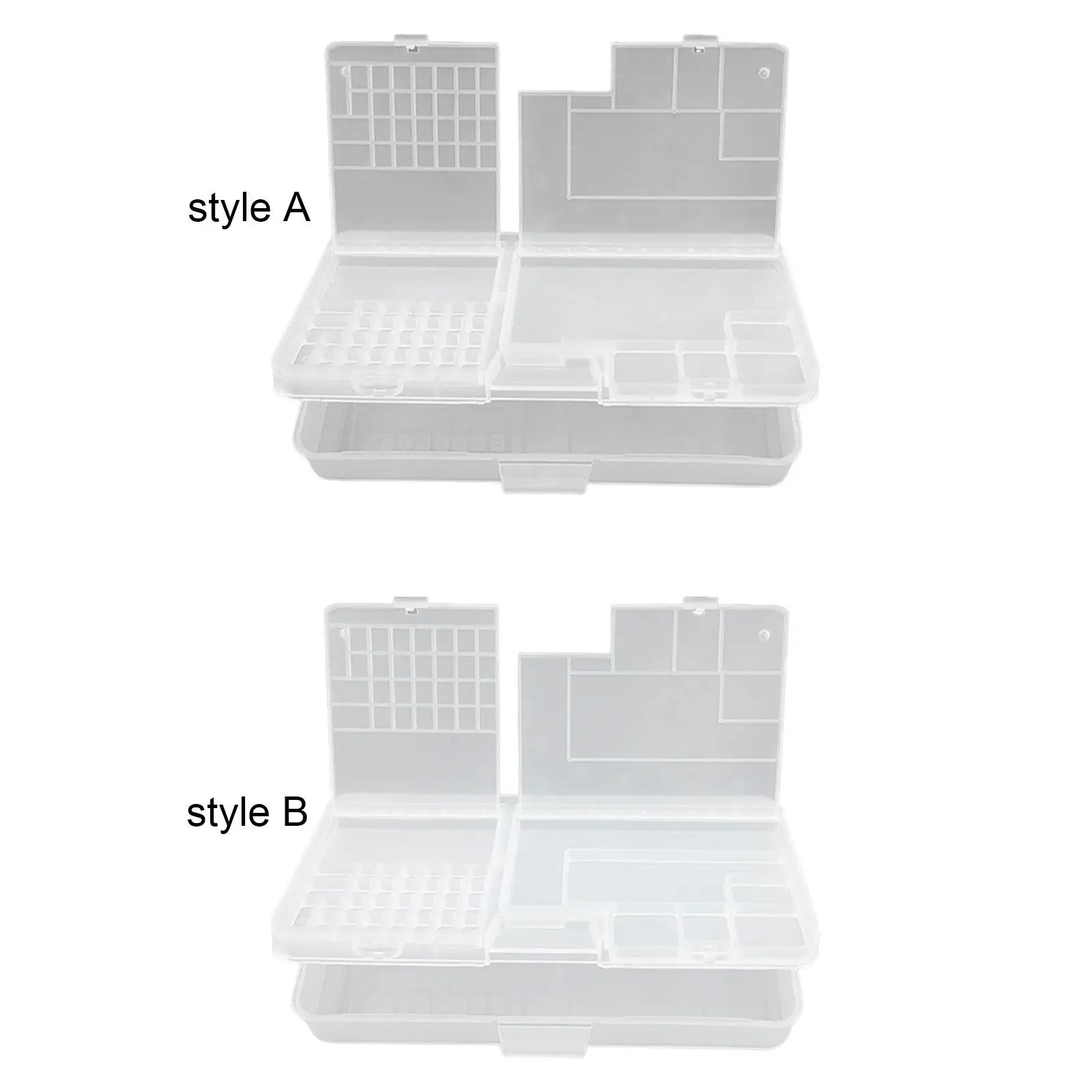 Electronic Component Storage Box, , Easy to Use, Double Layer, Lightweight, Compact, Practical, Assortment Kit
