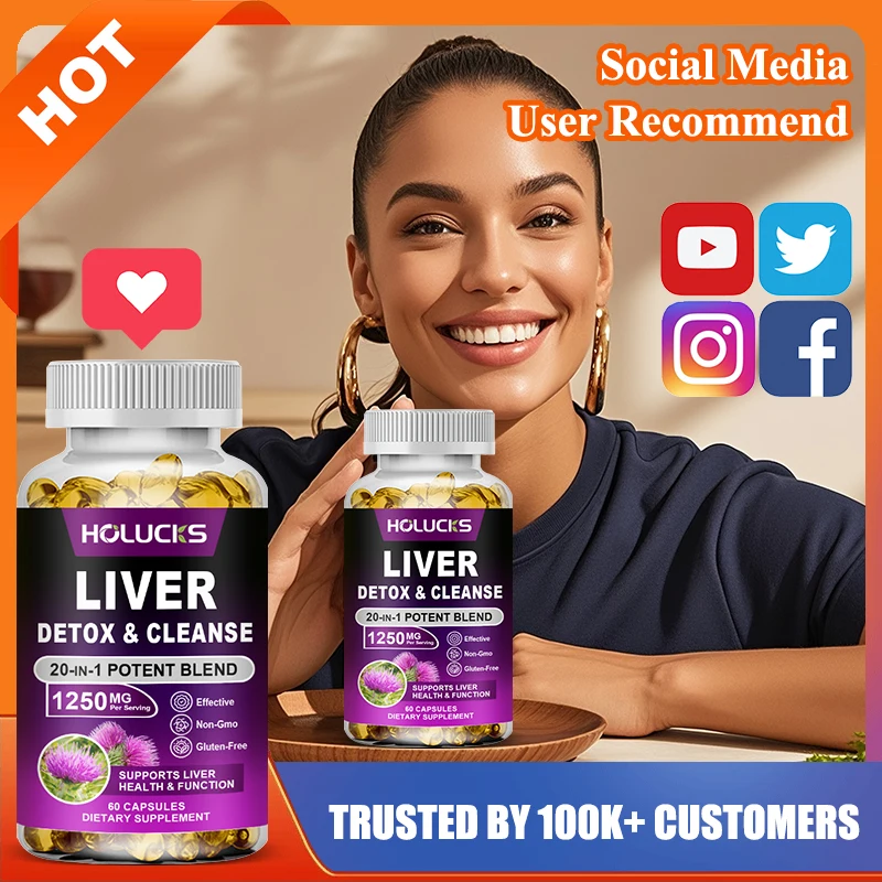 

Yimiduk Advanced Liver Detox & Cleanse Supplement, with Dandelion, for Flushes Toxins, Reduces Bloating, Promotes Clear Skin