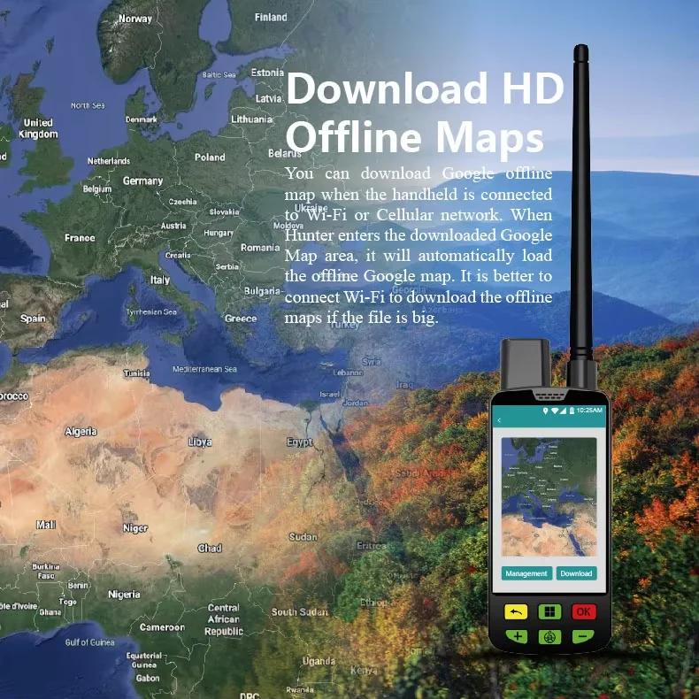 Eseek Eseek الثورية AI الذكية طوق بكلاب GPS المقتفي متعدد كوكبة غاليليو/BDS مقاوم للماء gud