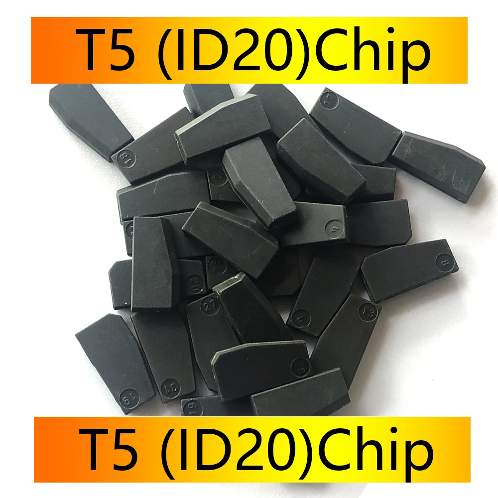 

10 20 50pcs Original Car Key Chip T5 ID20 Carbon Chip Auto Transponder Chip / T5 ID20 Ceramic Chip / T5 (ID20) PCB Chip