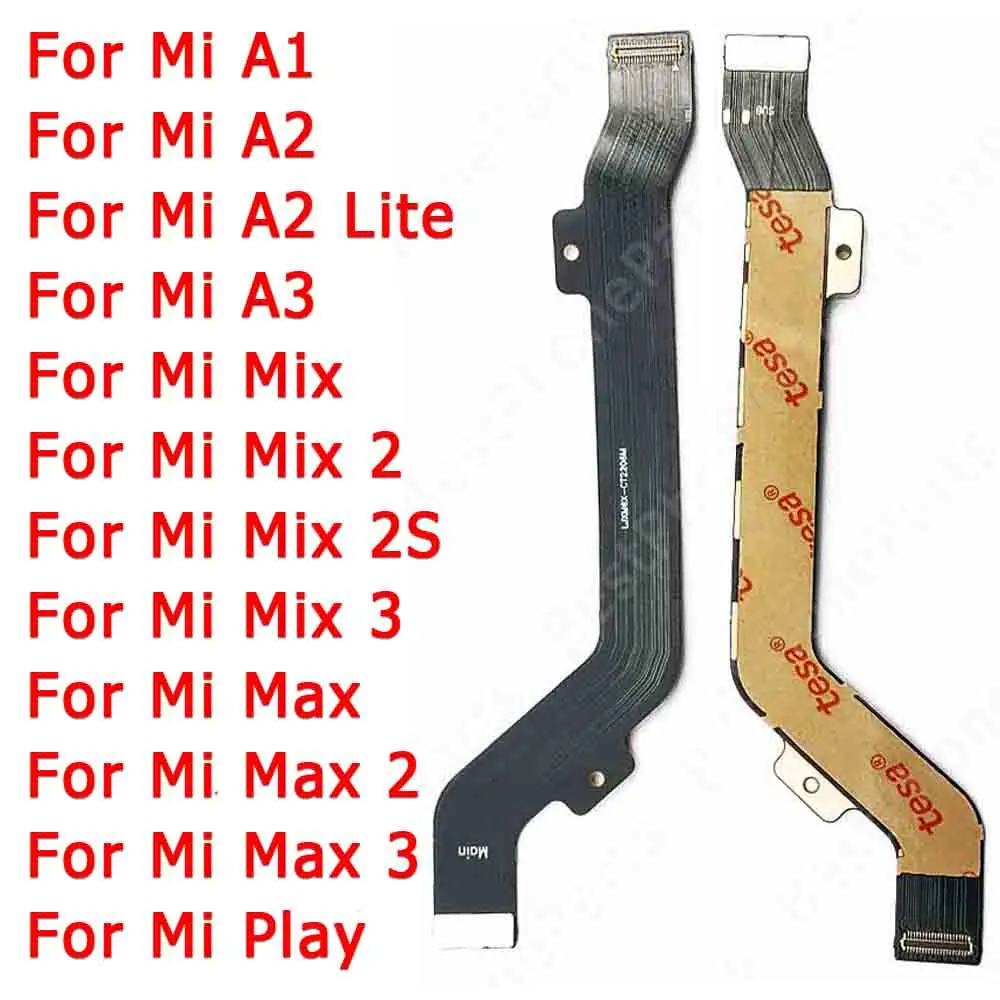 For Xiaomi Mi A3 Max 2 Mix 2S 3 Play A1 5X A2 Lite 6X Motherboard Main Board Repair Mainboard Spare Parts Connector Flex Cable