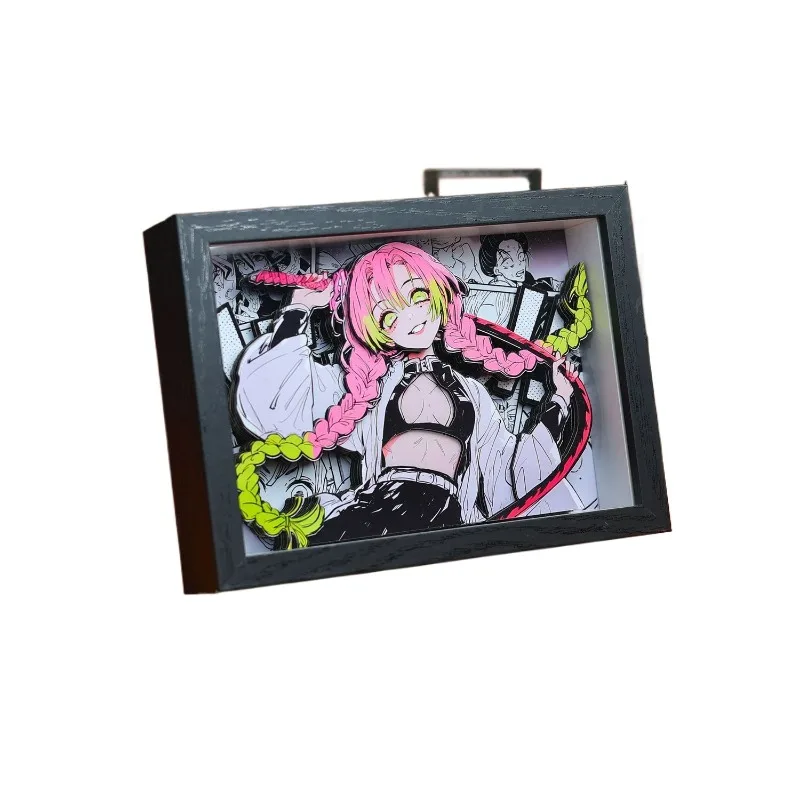 Demon Slayer anime merchandise cartoon cute family set boys and girls desk ornaments figures 3D pictures posters gifts wholesale view 5