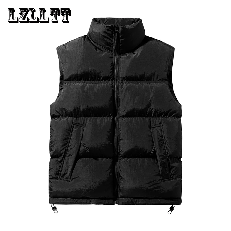 Spring Men Casual Sleeveless Vests Jacket Men Autumn Winter Warm Windproof Waistcoat Men Fashion Outwear Vest Jacket Male LZLLTT