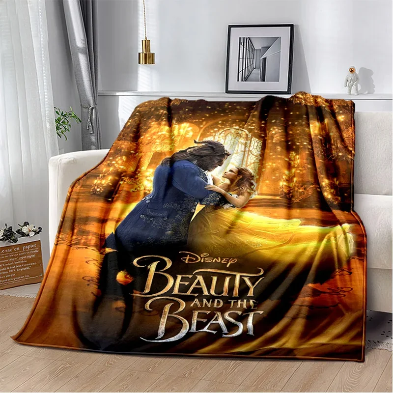 Cartoon 29 Style Beauty and The Beast Soft Flannel Blanket for Bed Bedroom Sofa Picnic,Throw Blanket for Outdoors Leisure Kid 3D