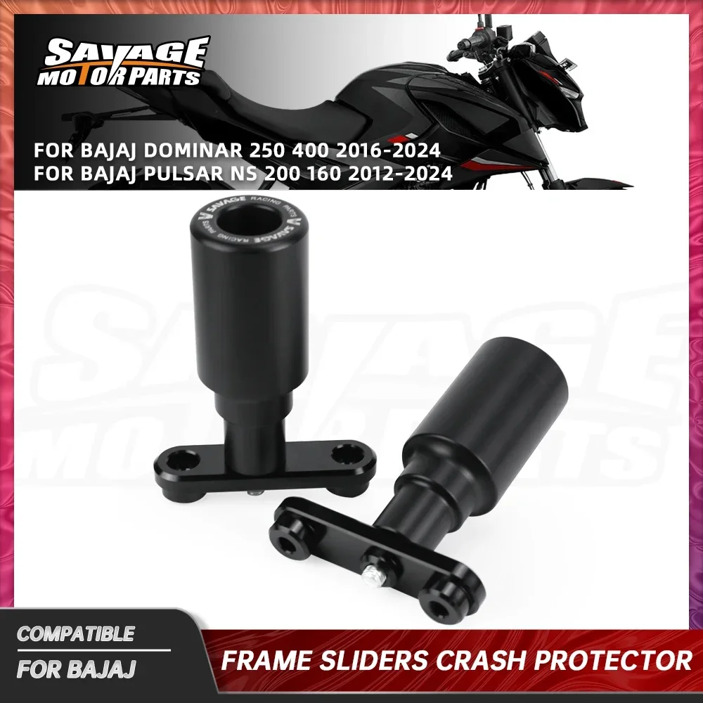 

For Bajaj Dominar 400 250 Frame Slider Crash Protector Pulsar NS 200/160 2020 Motorcycle Falling Protection Engine Crash Pad