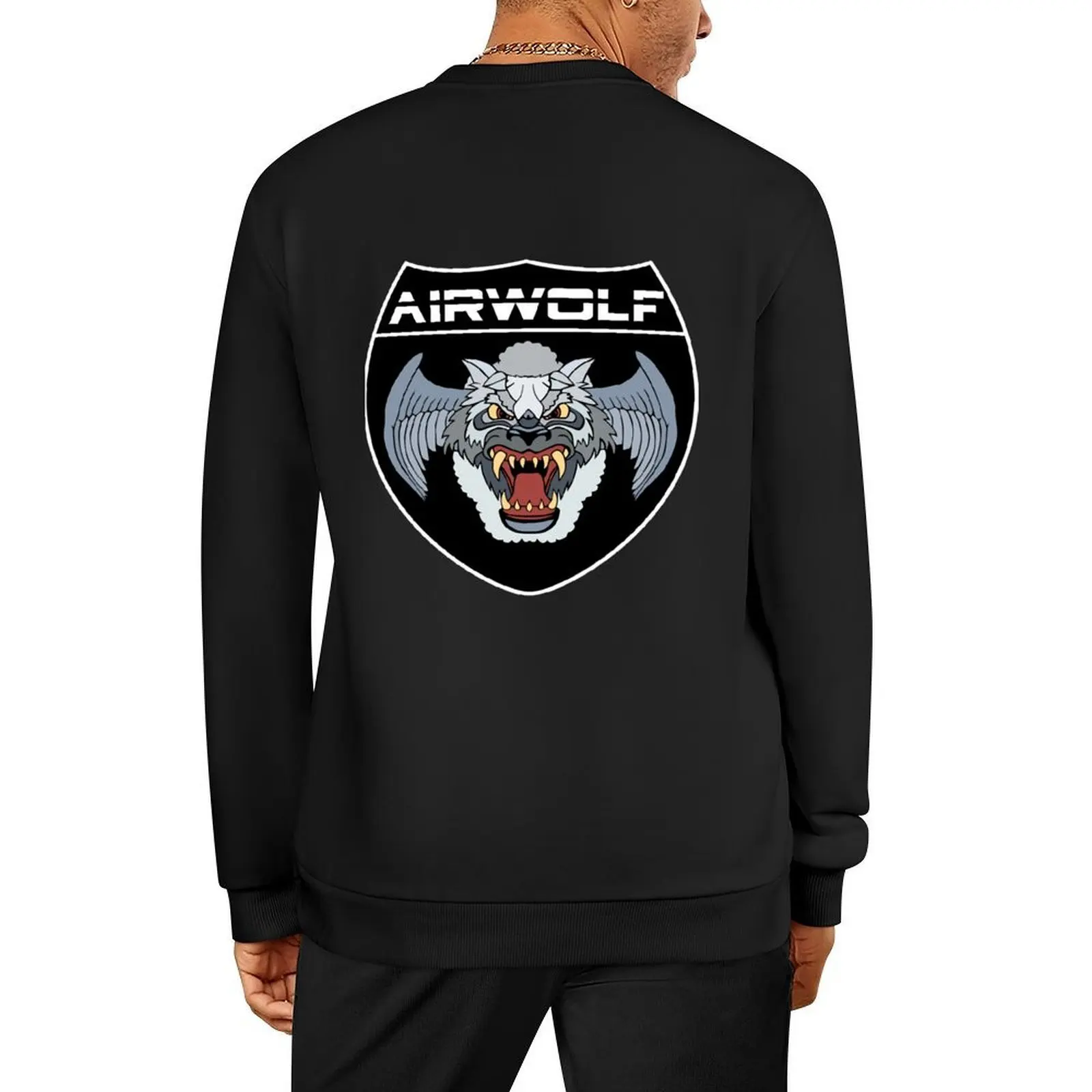 Airwolf - Inspired by Airwolf Pullover men wear korean clothes korean style clothes autumn new products men sweatshirt