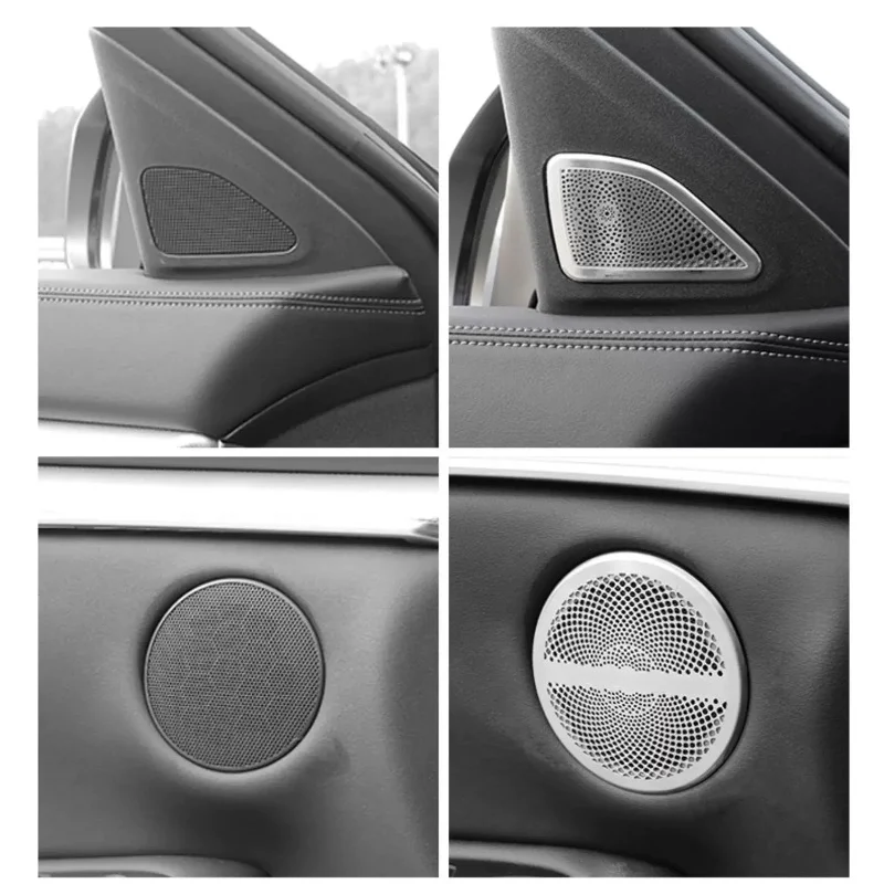 Fit for Infiniti QX50 2025 2024 2023 2022 2020 2018 Stainless Auto Accessories Interior Door Speaker Audio Horn Cover Trim Frame