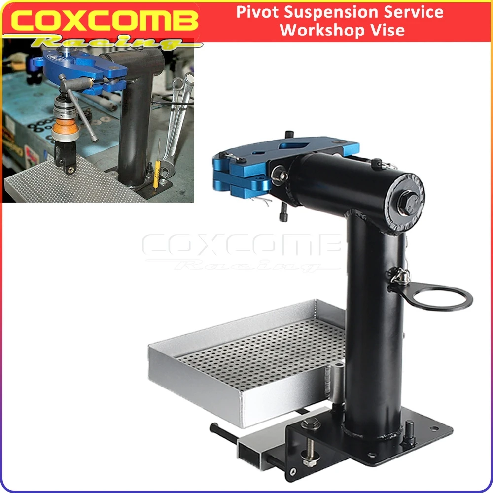 

Motorcycle Adjustment Shock-absorbing Repair Tools Vise Rotatable Table Steel Fork Shock Pivot Suspension Service Workshop Vise