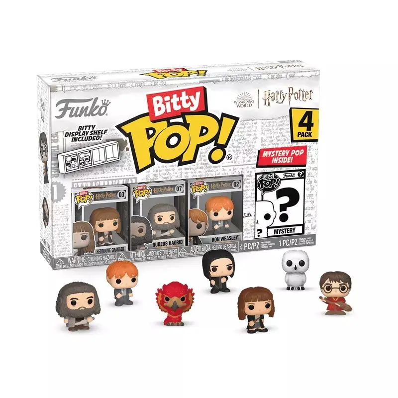 Genuino Funko Bitty Pop Harry Potter Hermione Dumbledore Magic Academy Anime Figura Cieca Scatola Raccolta Statua Modello Giocattoli Regalo