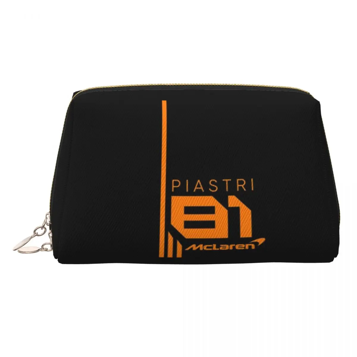 Oscar Piastri 81 Motorsports Women Cosmetic Bags Travel Makeup Organizer Pouch Toiletry Storage Dopp Kit Case