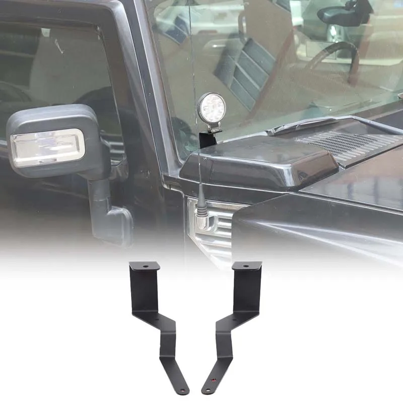 For Hummer H2 2003 2004 2005 2006 2007 Aluminum Alloy Front Speaker Covers Trim Sticker Car Accessories
