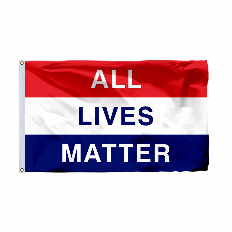 All Lives Matter Red White Blue Protest 3x5ft Banner 90x150cm