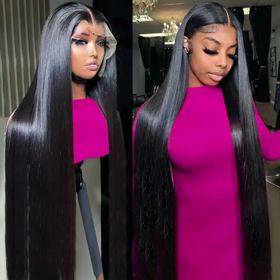 

Bone Straight Lace Front Wig 13x4 13x6 Hd Transparent Brazilian 16-36 Inch Human Hair Wigs For Black Women Lace Frontal Wig