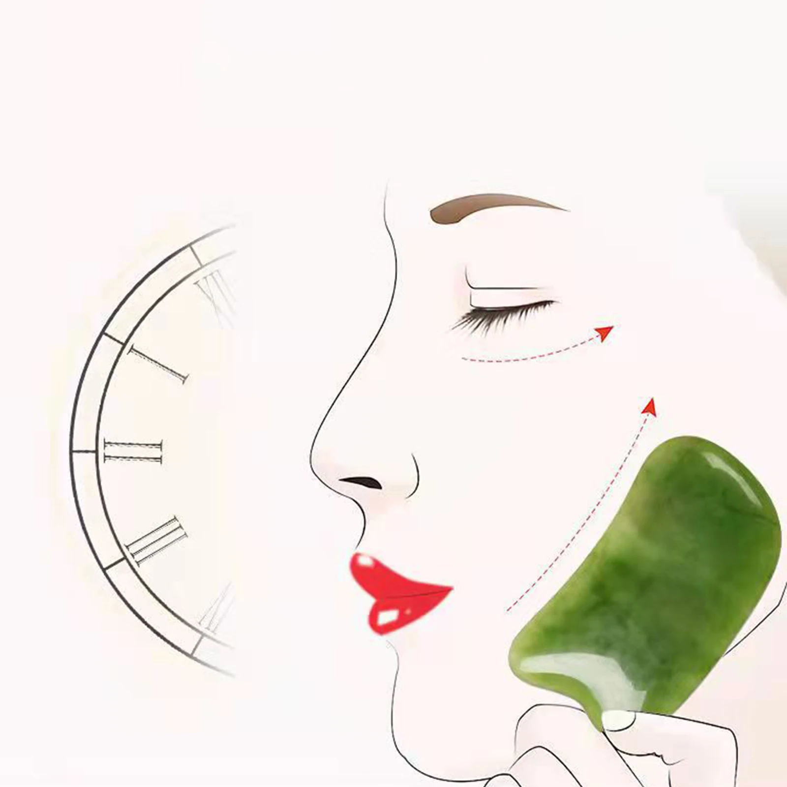 Juego de Herramientas de raspado Gua Sha, herramienta de resina para estiramiento Facial, antiarrugas, antienvejecimiento, acupuntura, fatiga Facial, relajación, 3-7 piezas