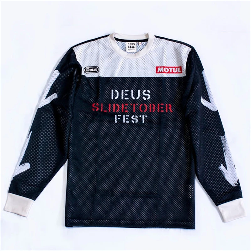 DEUS EX MACHINA Vintage Street Harajuku T-Shirt z krótkim rękawem Topy Kobiety Mężczyźni Letnia koszula Moda Unisex Teeshirt enduro kolarstwo