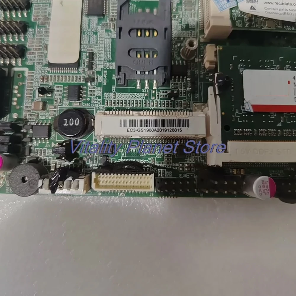 Dual port industrial control motherboard EC3-GS1900A