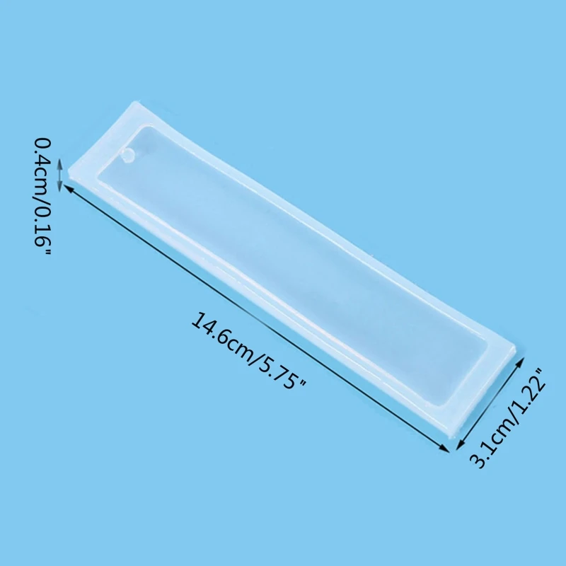 25 PCS DIY Rectangle Silicone Mold Making Epoxy Resin Mould 3XUA