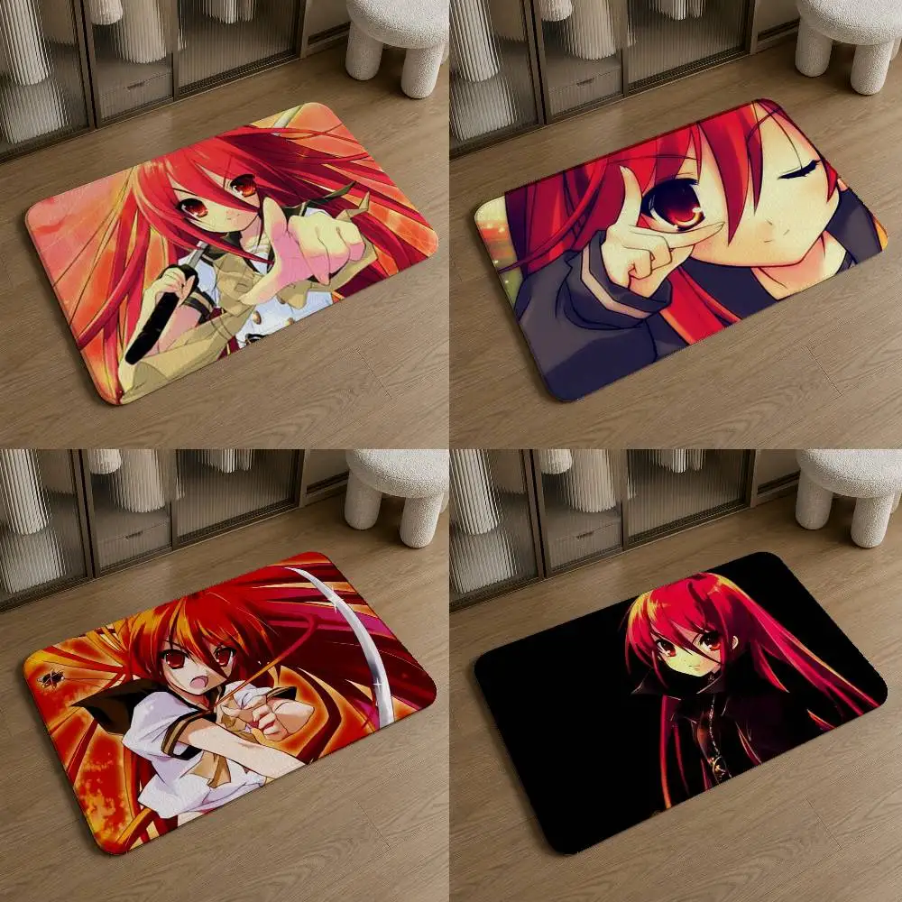 Shakugan no Shana  Pattern Soft Washable Non-Slip Doormat for Indoor and Outdoor Home Decor