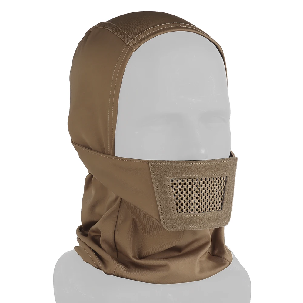 Imagem -04 - Tactical Airsoft Mask com Knight Hood Máscara para Tiro Caça Equitação Caça Roupas Acessórios