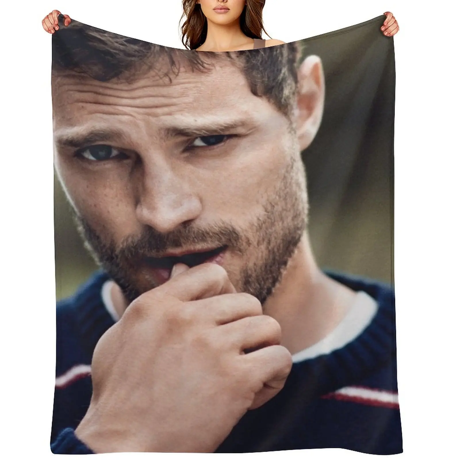 

mr. grey Throw Blanket Softest blankets and throws cosplay anime Plaid on the sofa Blankets