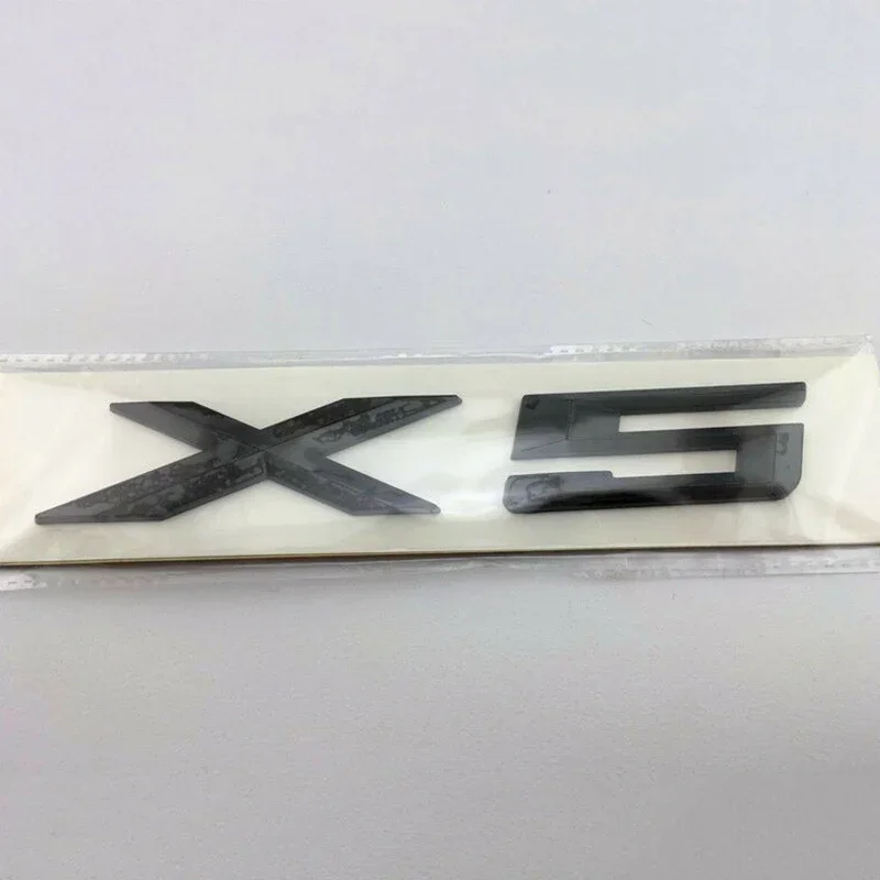 1X Car Sticker For BMW X 5 E70 ‎E53 ‎F15 X5 Letter Trunk Emblem Logo Badge Decal Sticker Car Styling Tail Badge NEW view 4