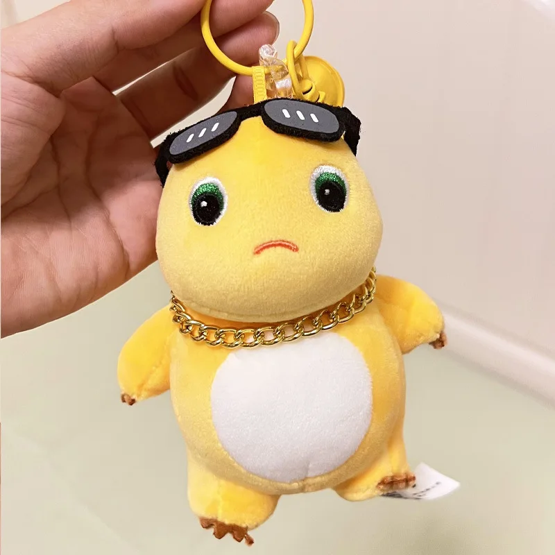 Miniso lindo Kawaii leche dragón muñeca juguete de peluche almohada Nailong colgante niño y niña cumpleaños regalo de vacaciones