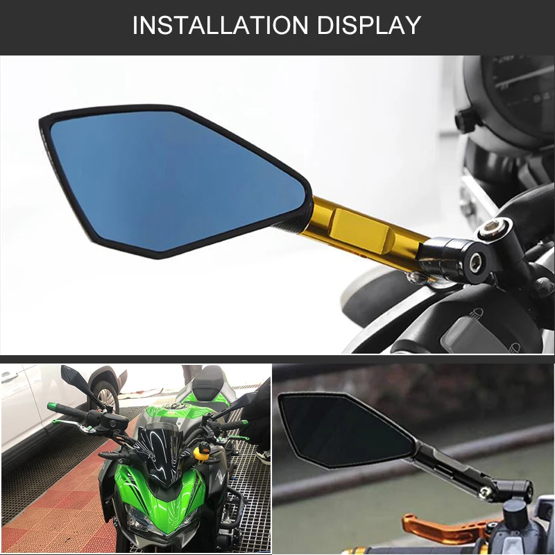 Motorcycle CNC 8mm 10mm Rear View Mirror Side Back Mirrors For Super SOCO TC TCmax TS TSx TC max bar end mirrors Accessories image 6