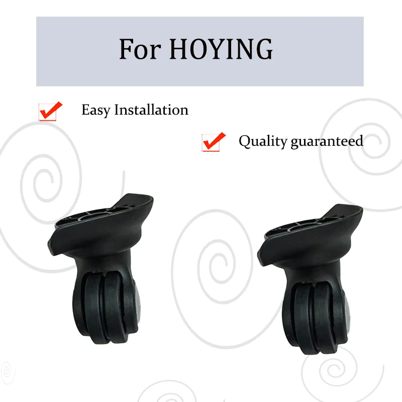 For HOYING L-C Wheel Trolley Spare Universal Wheel Replacement Suitcase Dual Wheel Easy Installation Accessories Silent Wheel