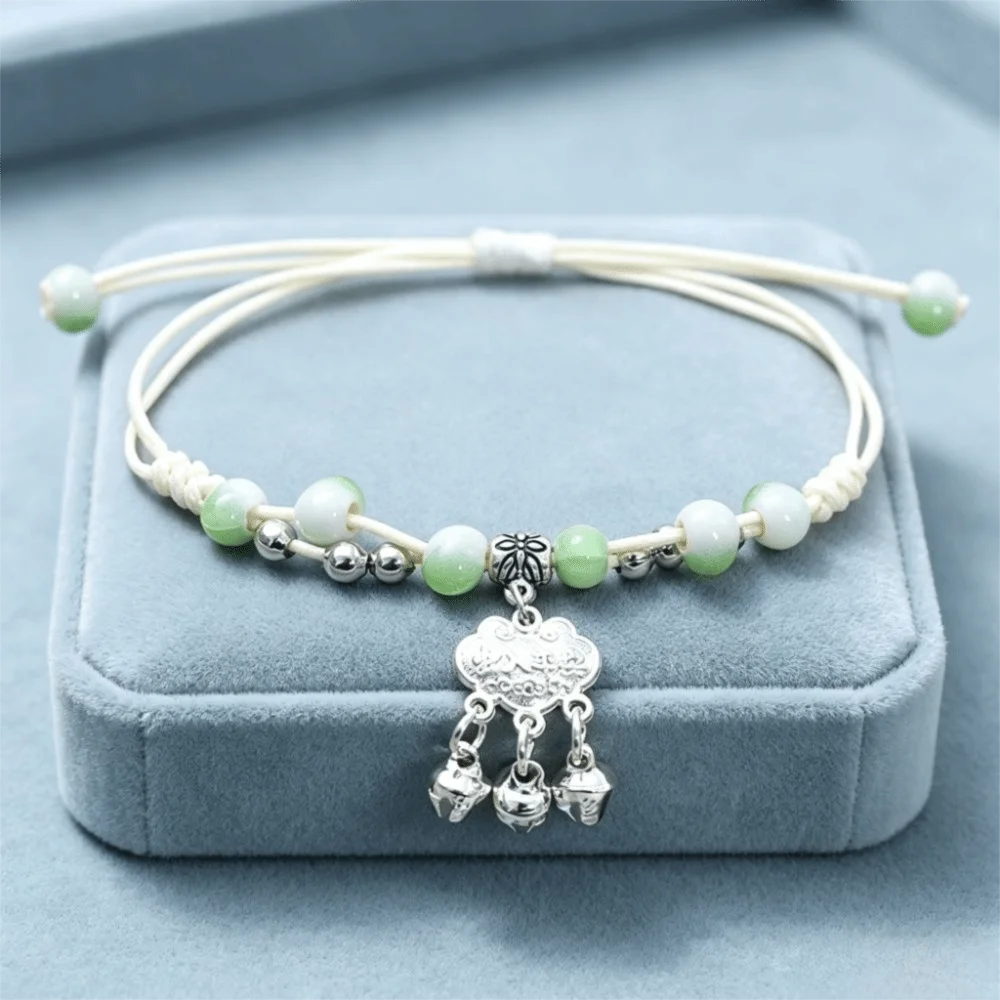 Art String Hand Rope Tassel Bracelet Male and Female New Safe Lock Bracelet Centenary Safe Lock Bracelet Girls