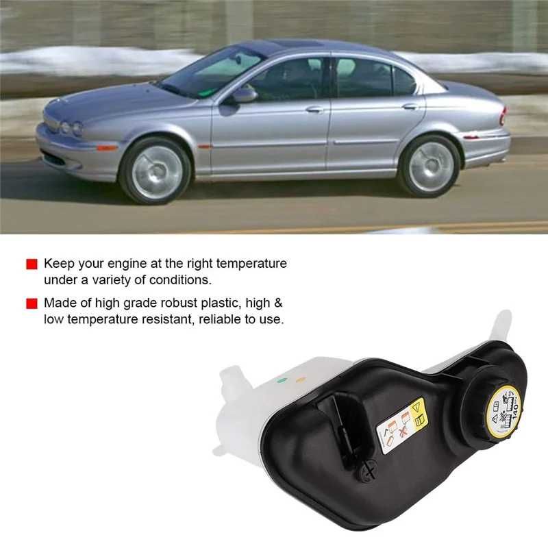 Auxiliary Water Bottle Expansion Tank Coolant Recovery Overflow Tank C2Z13764 For Jaguar S Type XJ8 XF